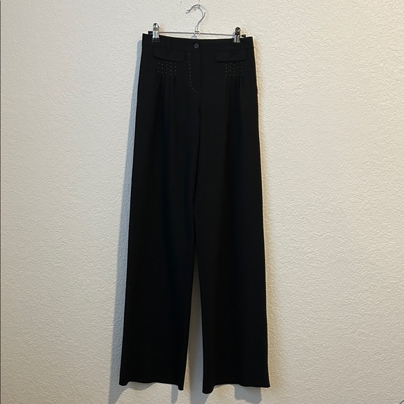 Fendi Wide Leg Black Trousers
